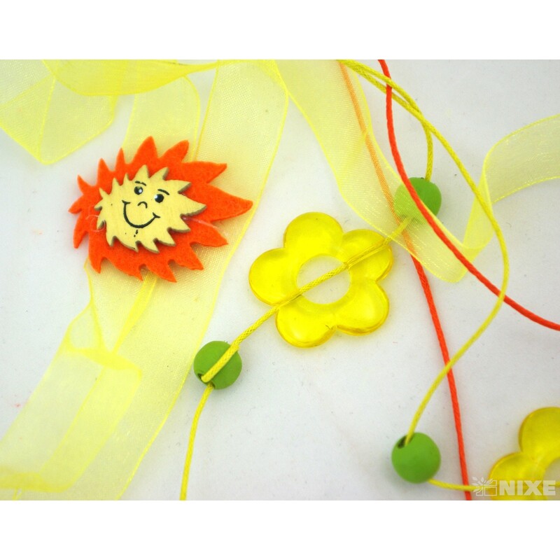 ZÁVĚS FILC SLUNCE 2ks 16x70cm*MIX BAREV