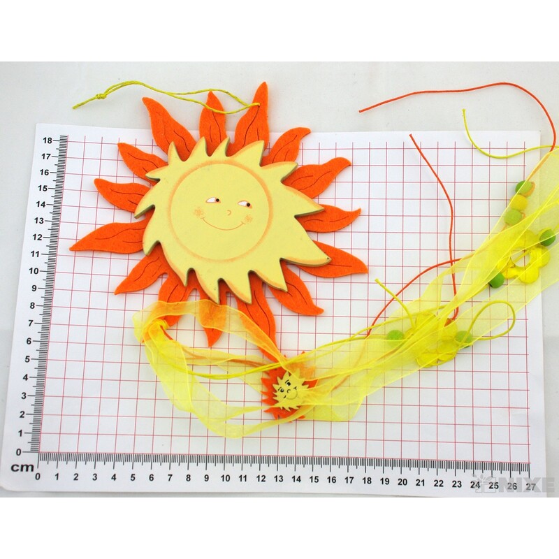 ZÁVĚS FILC SLUNCE 2ks 16x70cm*MIX BAREV