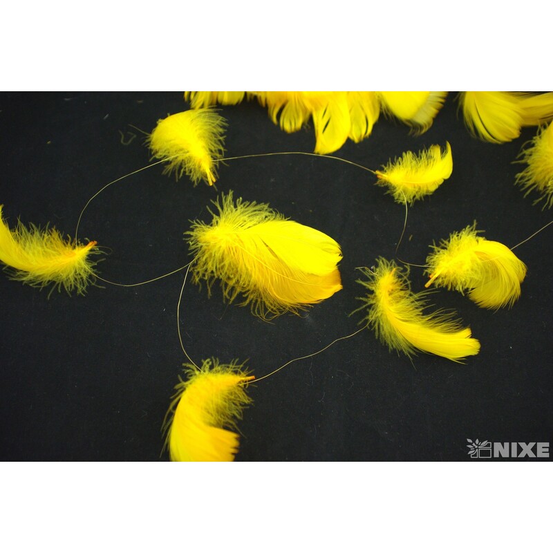 A043 PEŘÍČKA NA DRÁTKU 10m*ŽLUTÁ+ORANŽOVÁ