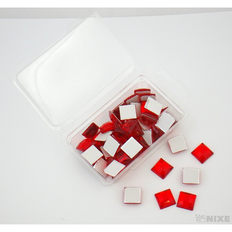 MOZAIKA 1,5cm 60ks NALEPOVACÍ*ČERVENÁ