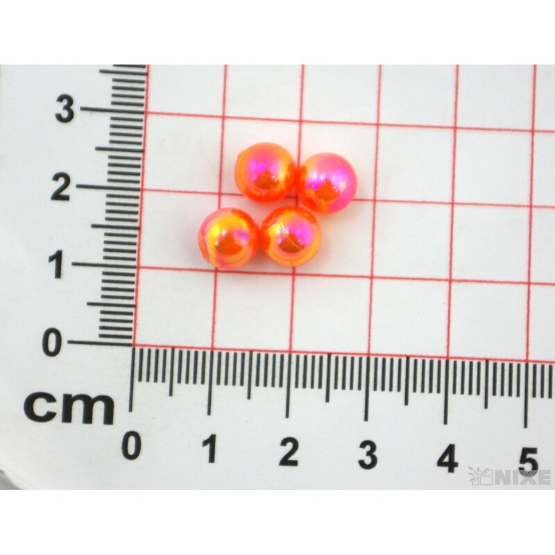 KORÁLKY 8mm cca 208ks*MERUŇKOVÁ