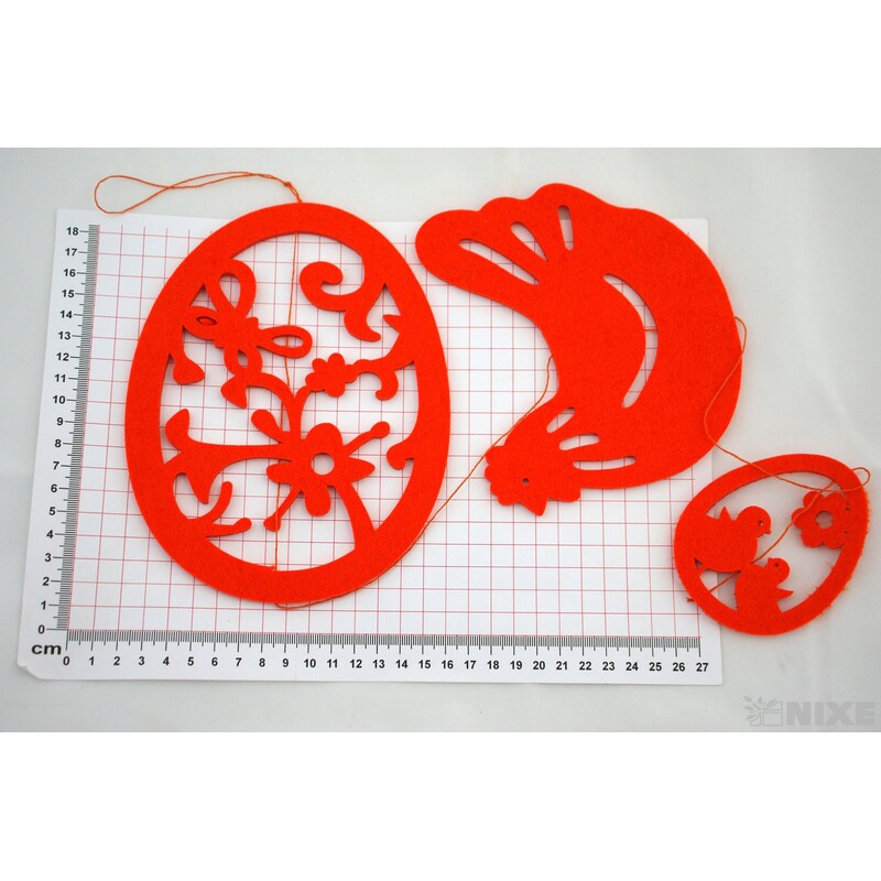 ZÁVĚS FILC VELIKONOCE 14x80cm