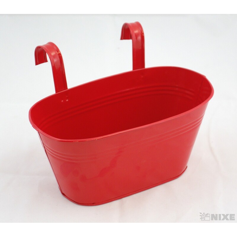 PLECHOVÁ MISKA OVÁL  24x12x11cm*MIX BAREV