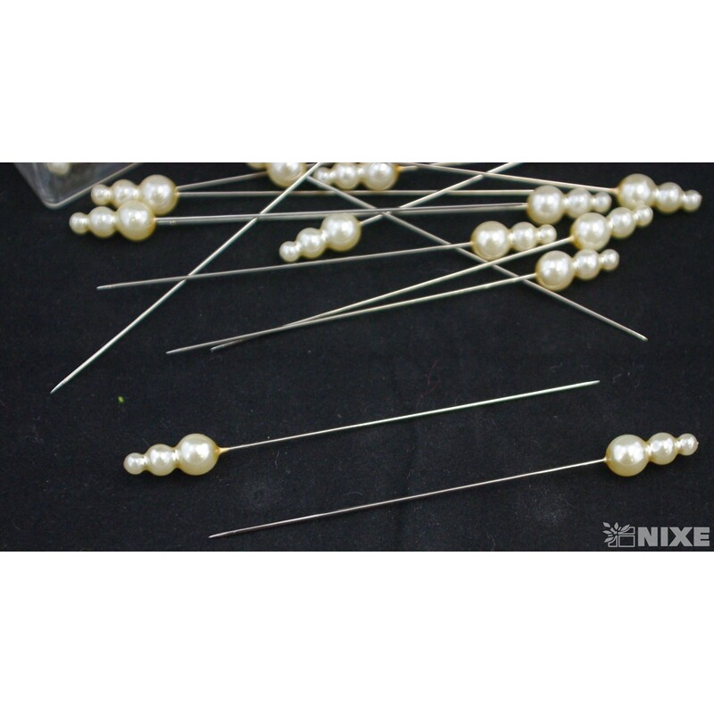 ŠPENDLÍK 8mmx9cm 72ks*KRÉMOVÁ