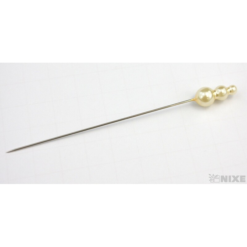 ŠPENDLÍK 8mmx9cm 72ks*KRÉMOVÁ