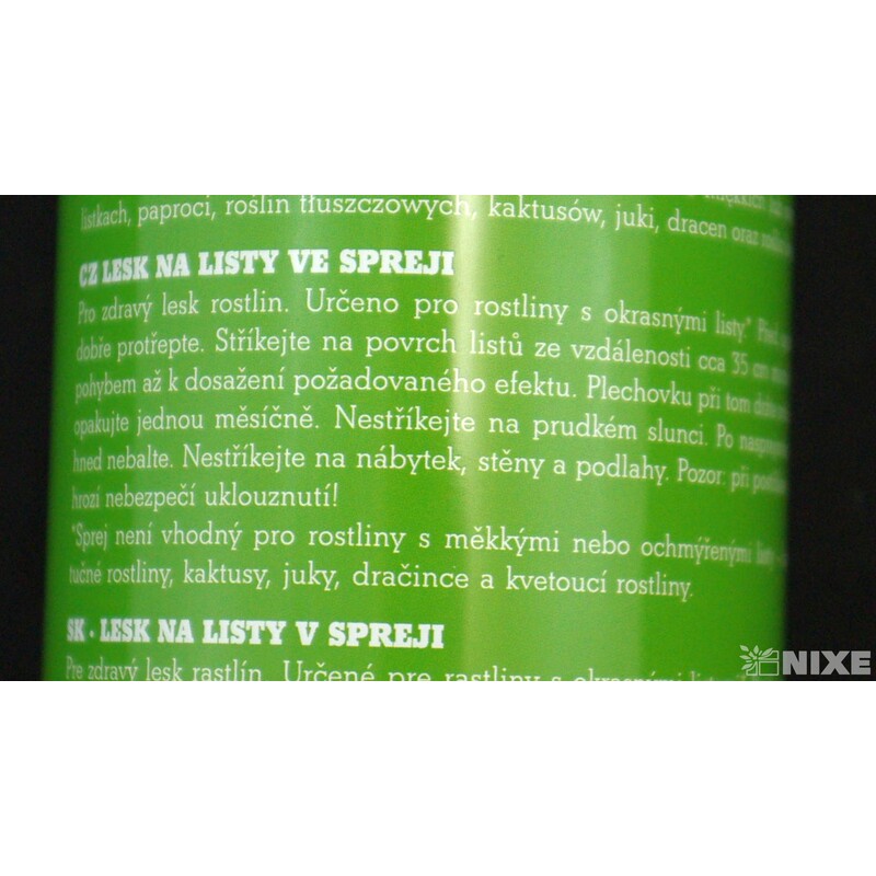 SPRAY LESK NA LISTY BLATTGLANZ 750ml