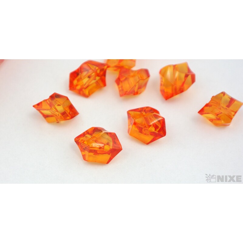 KAMÍNKY 15x17mm 45g S DIRKOU*ORANŽOVÁ