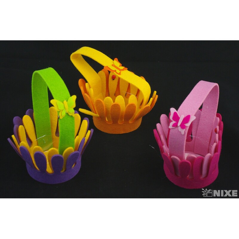 KOŠ FILC 08x20cm*MIX BAREV