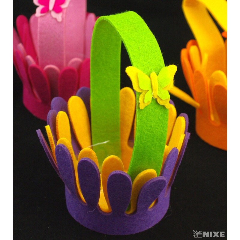 KOŠ FILC 08x20cm*MIX BAREV