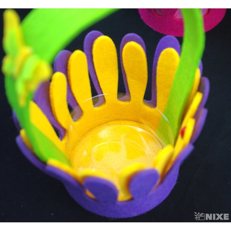 KOŠ FILC 08x20cm*MIX BAREV