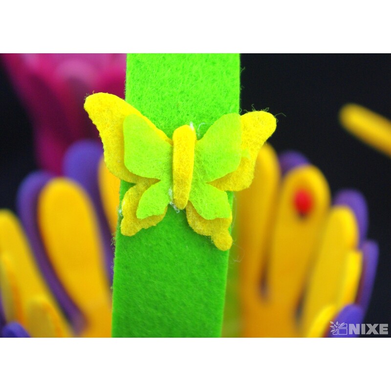 KOŠ FILC 08x20cm*MIX BAREV