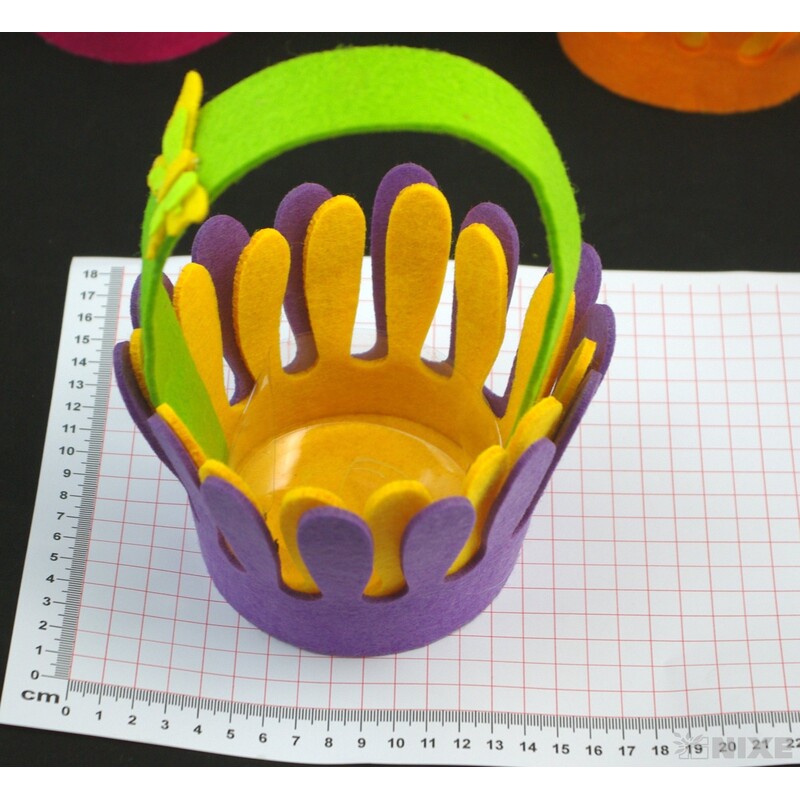 KOŠ FILC 08x20cm*MIX BAREV