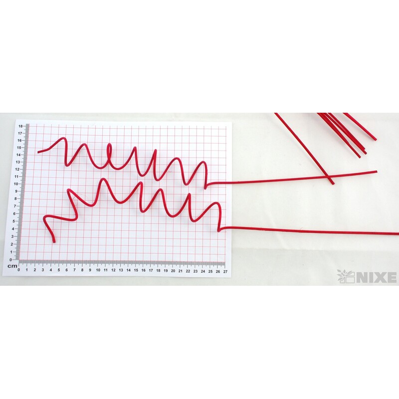 PEDIG SPIRÁLA 40cm 10ks*ČERVENÁ