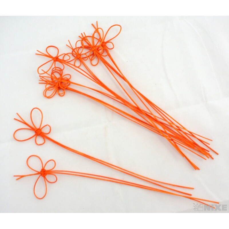 PEDIG MOTÝL 35cm 10ks*ORANŽOVÁ