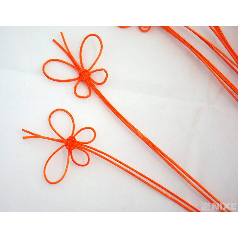 PEDIG MOTÝL 35cm 10ks*ORANŽOVÁ