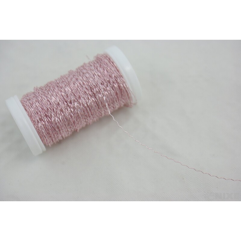 DRÁT ZIGZAG 0,3mm 50g*RŮŽOVÁ