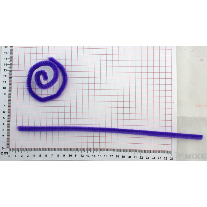 DRÁTEK ŽINYLKA 8mmx31cm 100ks*FIALOVÁ