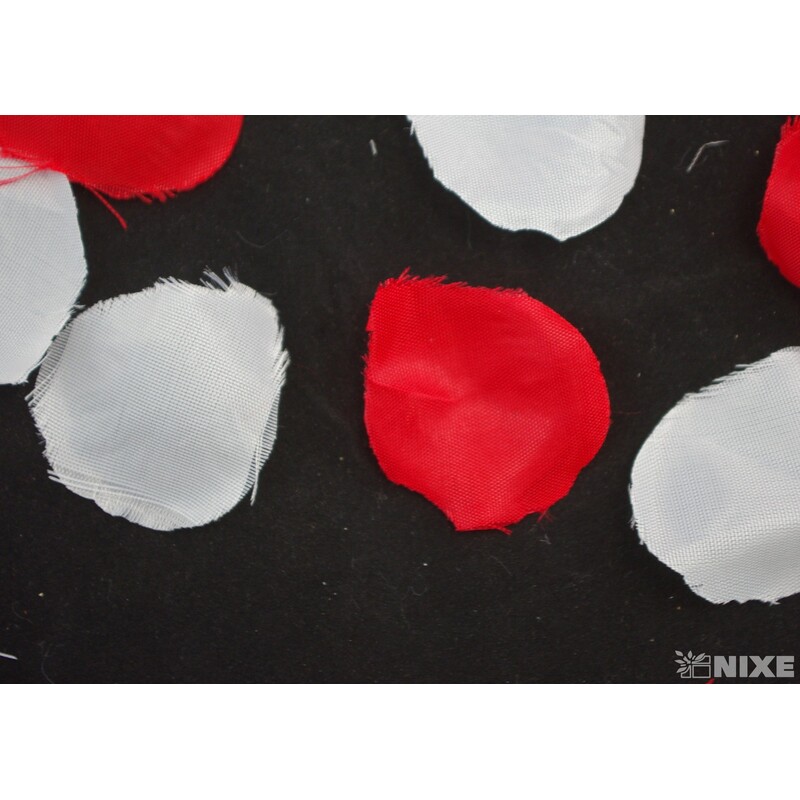 KONFETY VYSTŘELOVACÍ LÍSTEK 40cm*BÍLÁ+ČERVENÁ