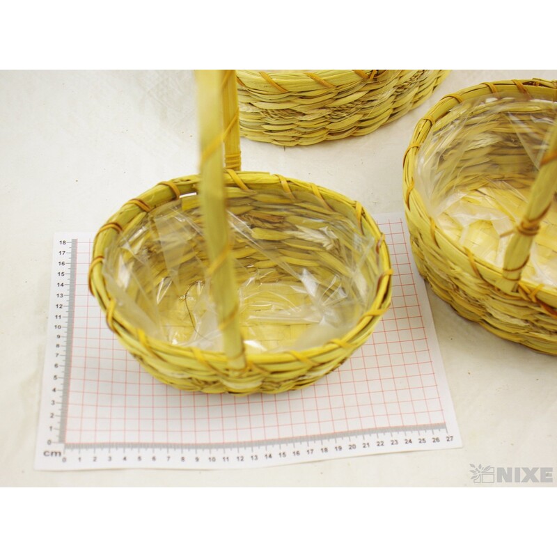 KOŠ PROUTÍ 42x18x24cm 34x20x14 30x17x12*MIX BAREV