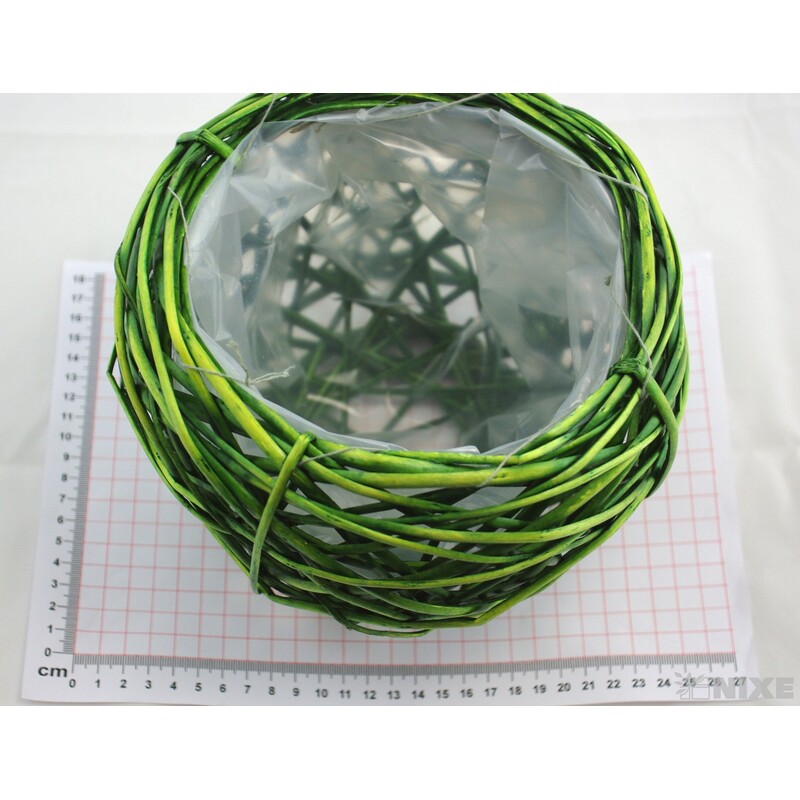 KVĚTNÍK PROUTÍ 16x14cm*MIX BAREV