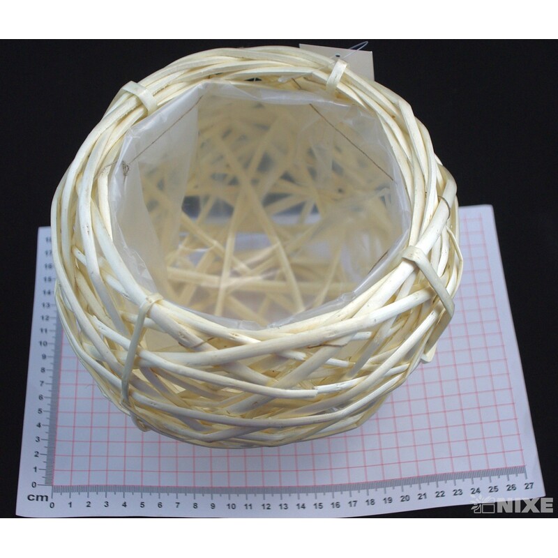 KVĚTNÍK PROUTÍ 16x14cm*MIX BAREV