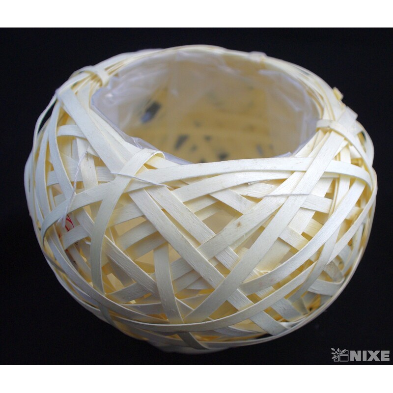 KVĚTNÍK PROUTÍ 15X12cm*MIX BAREV