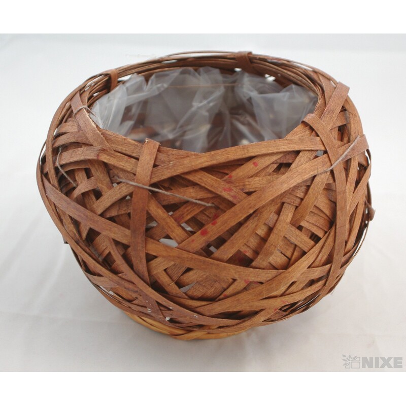 KVĚTNÍK PROUTÍ 15X12cm*MIX BAREV