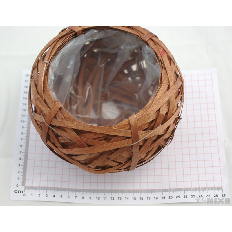 KVĚTNÍK PROUTÍ 15X12cm*MIX BAREV