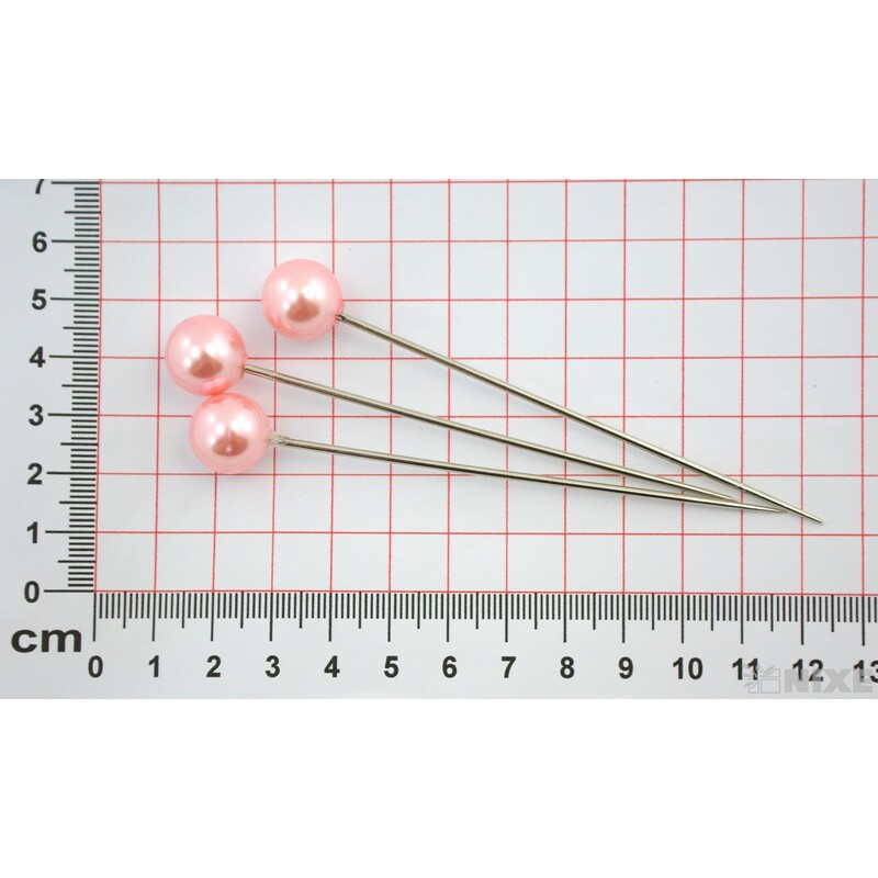 ŠPENDLÍK 15mmx10cm 24ks*RŮŽOVÁ