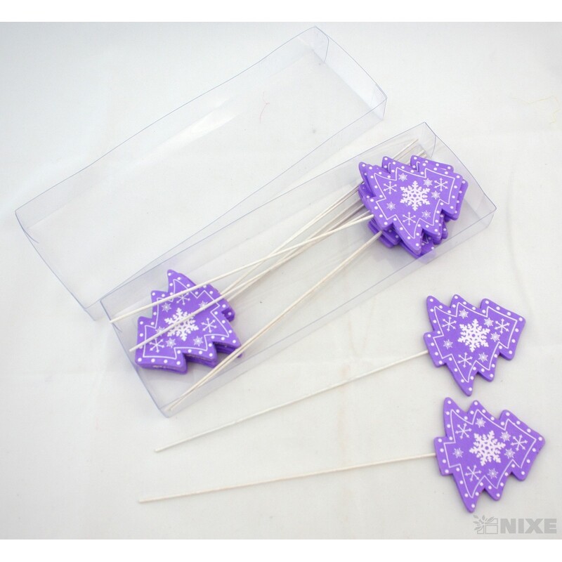 ZÁPICH STROMEČEK 7x28cm 12ks*FIALOVÁ