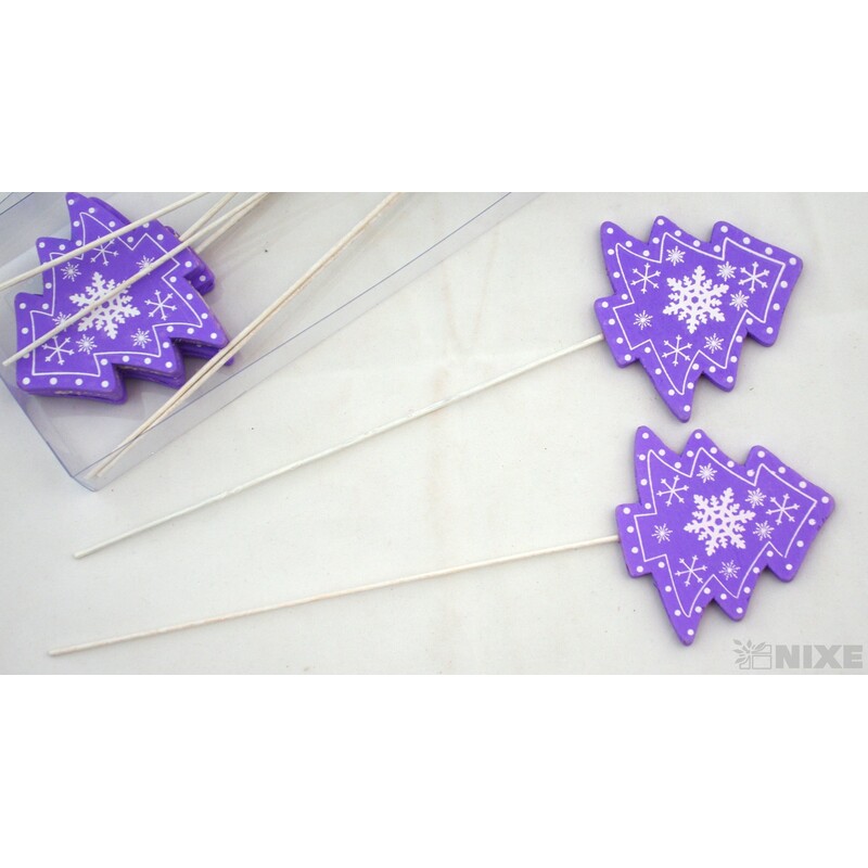 ZÁPICH STROMEČEK 7x28cm 12ks*FIALOVÁ