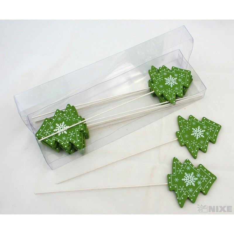 ZÁPICH STROMEČEK 7x28cm 12ks*ZELENÁ