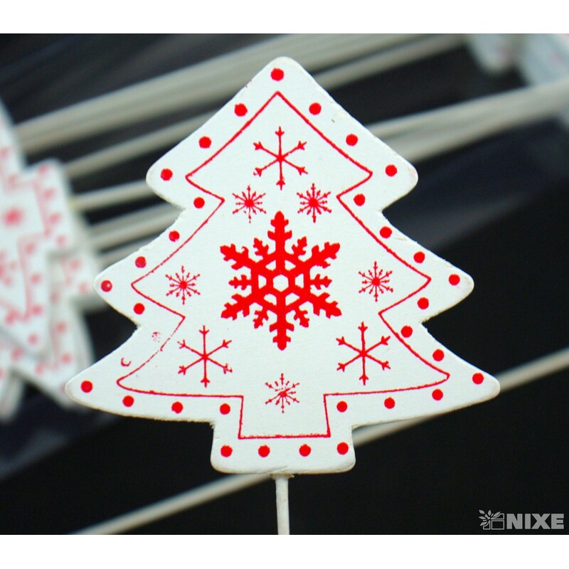 ZÁPICH STROMEČEK 7x28cm 12ks*BÍLÁ V+