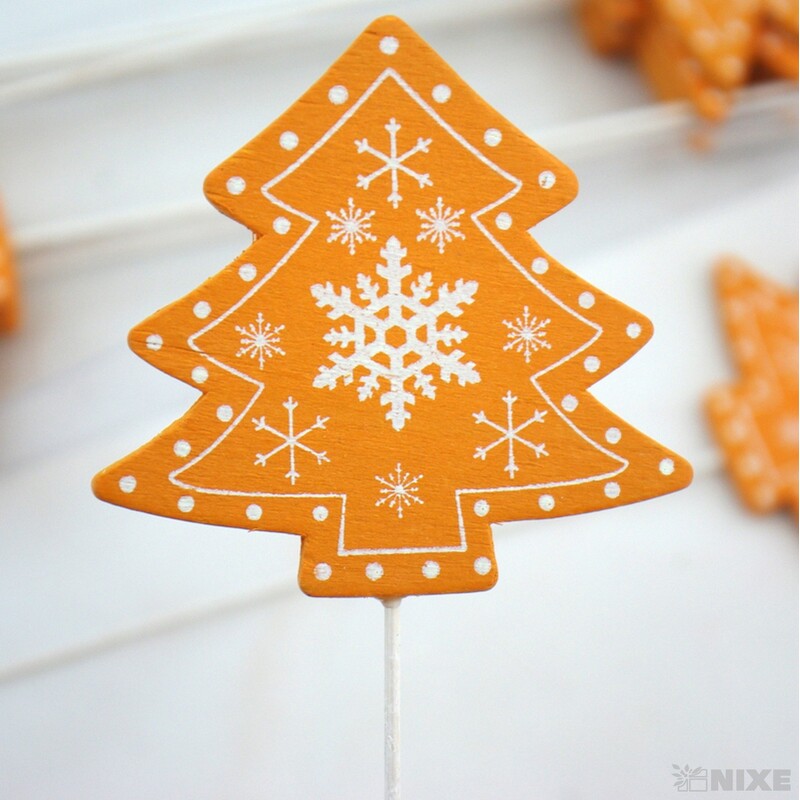 ZÁPICH STROMEČEK 7x28cm 12ks*ORANŽOVÁ