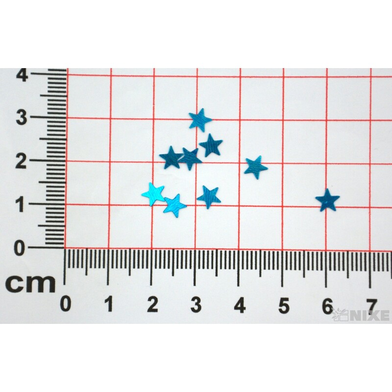 BROKÁT HVĚZDIČKY 80g*TYRKYSOVÁ