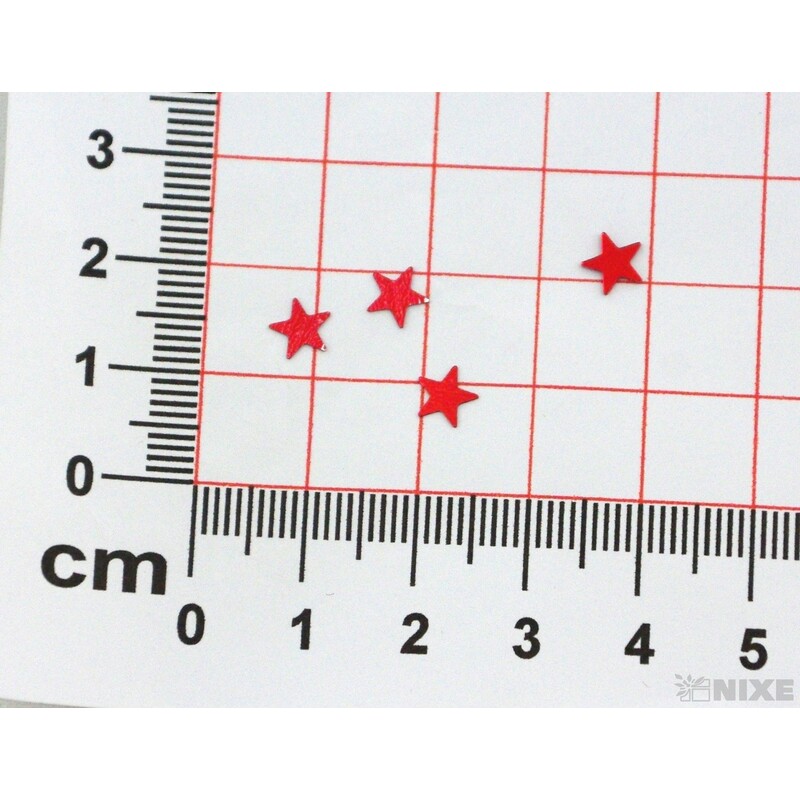 BROKÁT HVĚZDIČKY 80g*ČERVENÁ