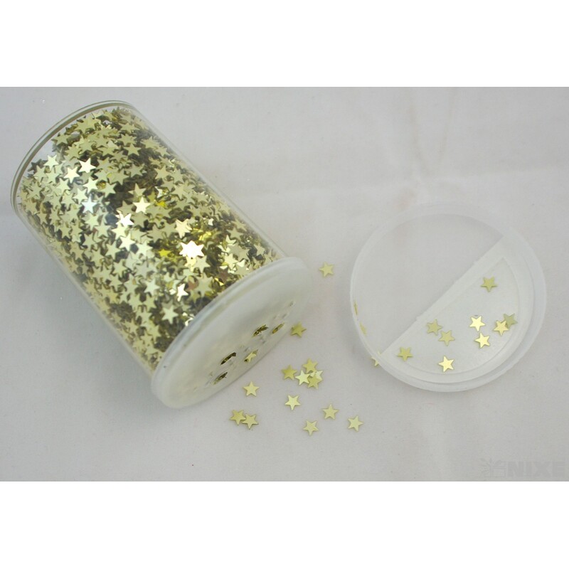 BROKÁT HVĚZDIČKY 80g*ZLATÁ