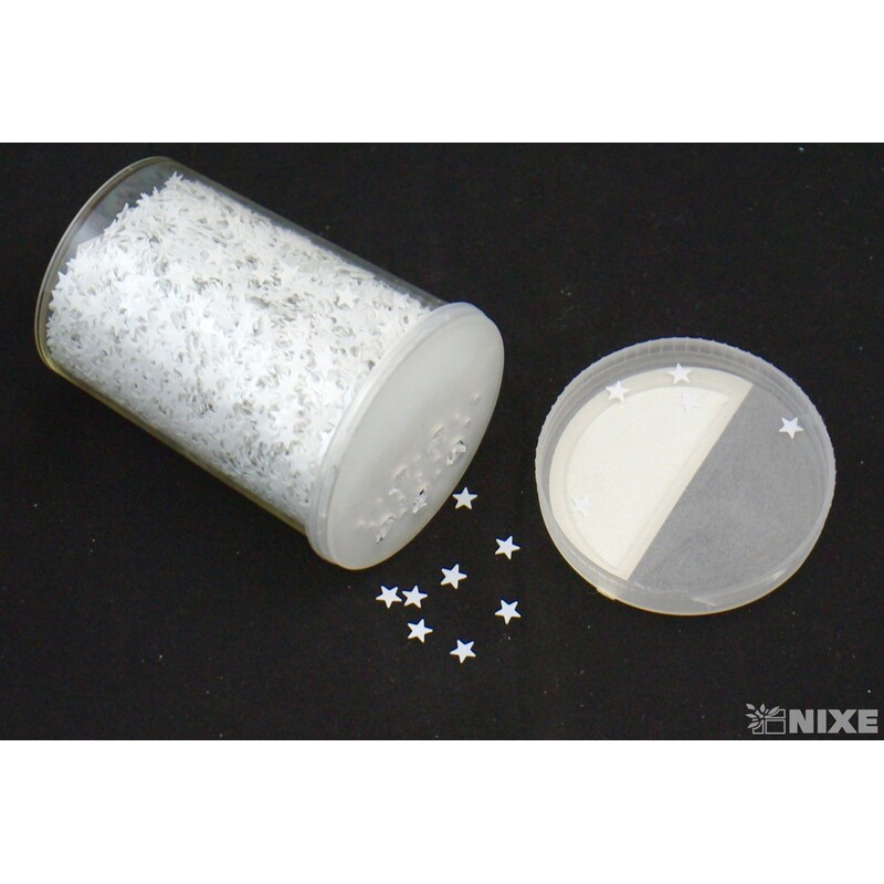 BROKÁT HVĚZDIČKY 80g*BÍLÁ