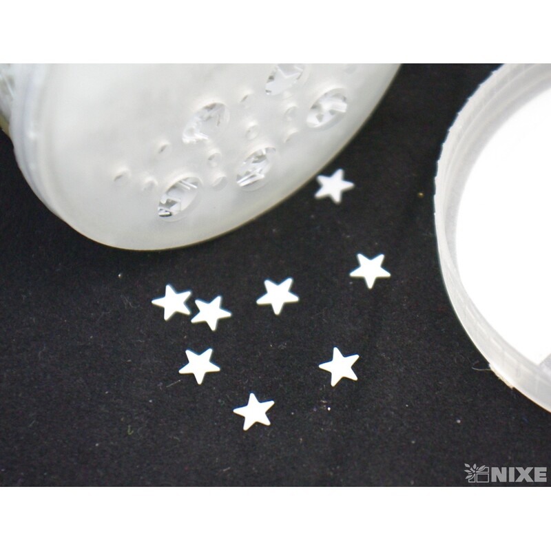 BROKÁT HVĚZDIČKY 80g*BÍLÁ