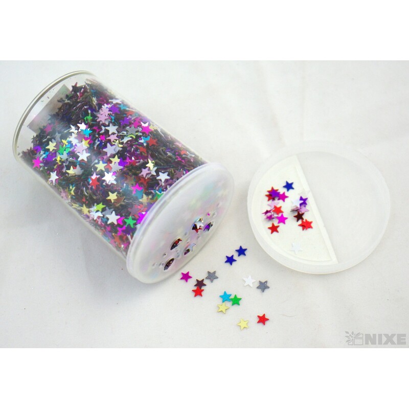 BROKÁT HVĚZDIČKY 80g*MIX BAREV