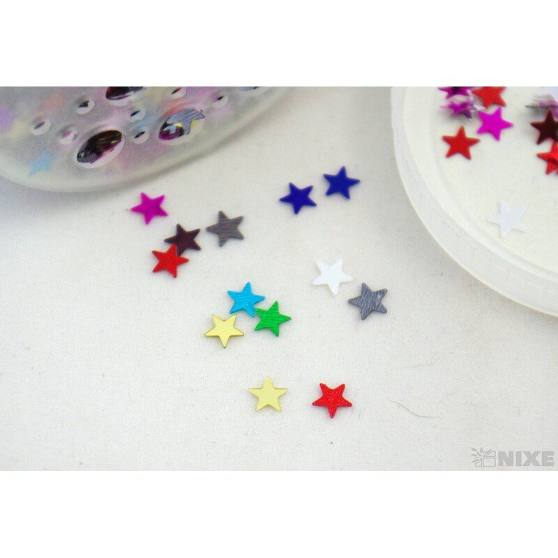 BROKÁT HVĚZDIČKY 80g*MIX BAREV