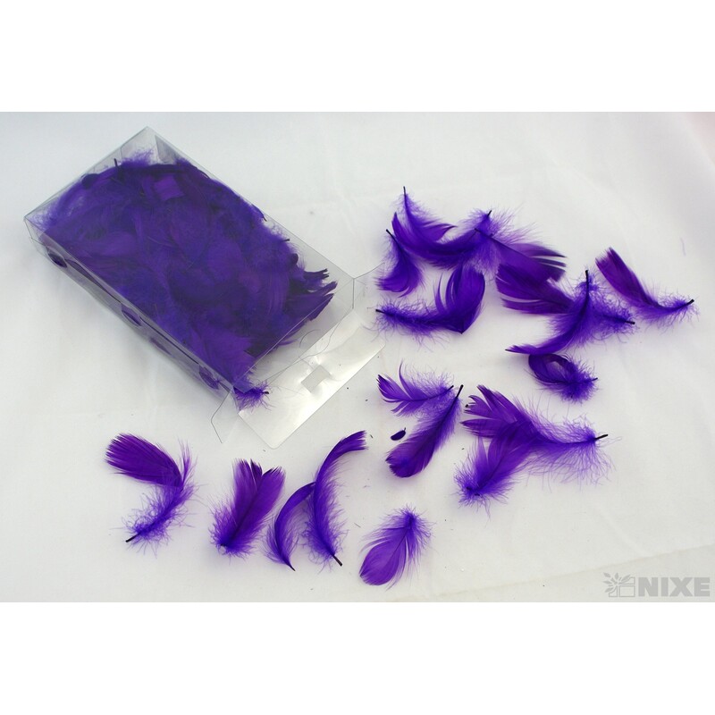 PEŘÍČKA BOX 15gr. cca 250ks*FIALOVÁ C24