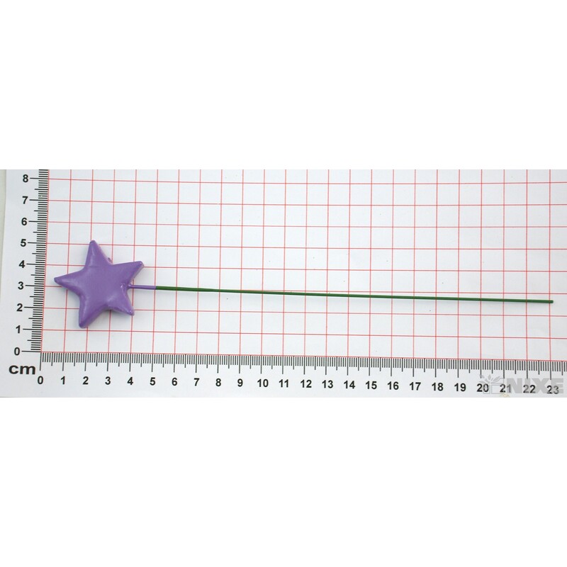 ZÁPICH HVĚZDA MAT 4x22cm 60ks*FIALOVÁ
