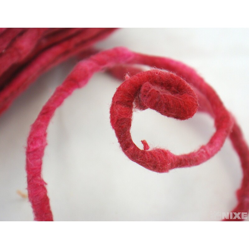 STUHA DRÁT PLSTĚNÁ 10m*ČERVENÁ