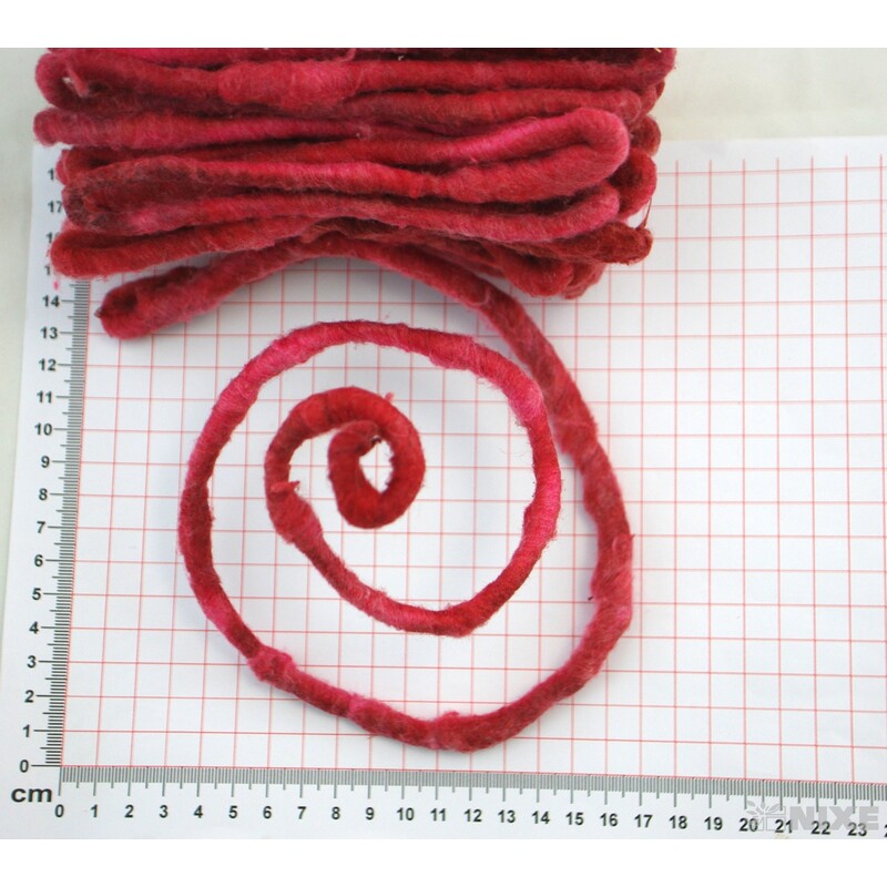 STUHA DRÁT PLSTĚNÁ 10m*ČERVENÁ