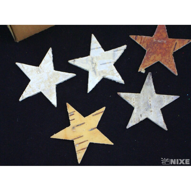 HVĚZDIČKA 4,5cm 100ks*PŘÍRODNÍ