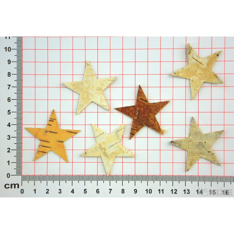 HVĚZDIČKA 4,5cm 100ks*PŘÍRODNÍ