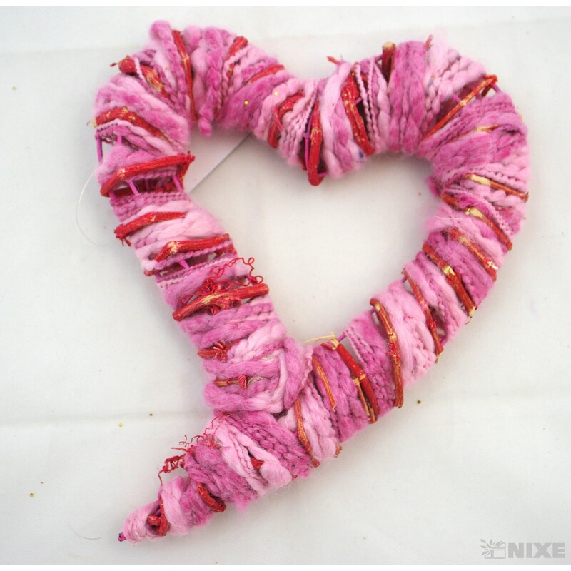 SRDCE YM11072 20x25cm*RŮŽOVÁ