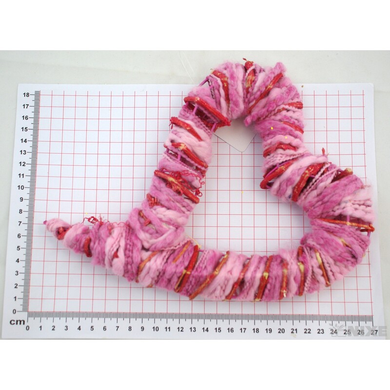 SRDCE YM11072 20x25cm*RŮŽOVÁ