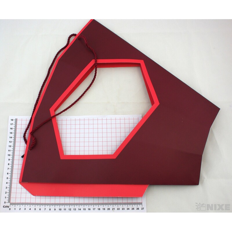 TAŠKA PRESTIGE 18x42x36cm*BORDOVÁ